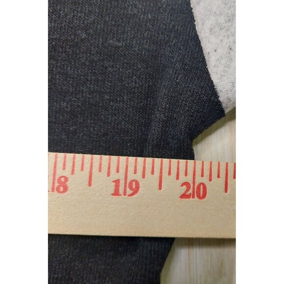 NWT Calme By Johhny Was Womens Pullover Mock Neck Sweatshirt Black/Gray Small - Picture 8 of 14